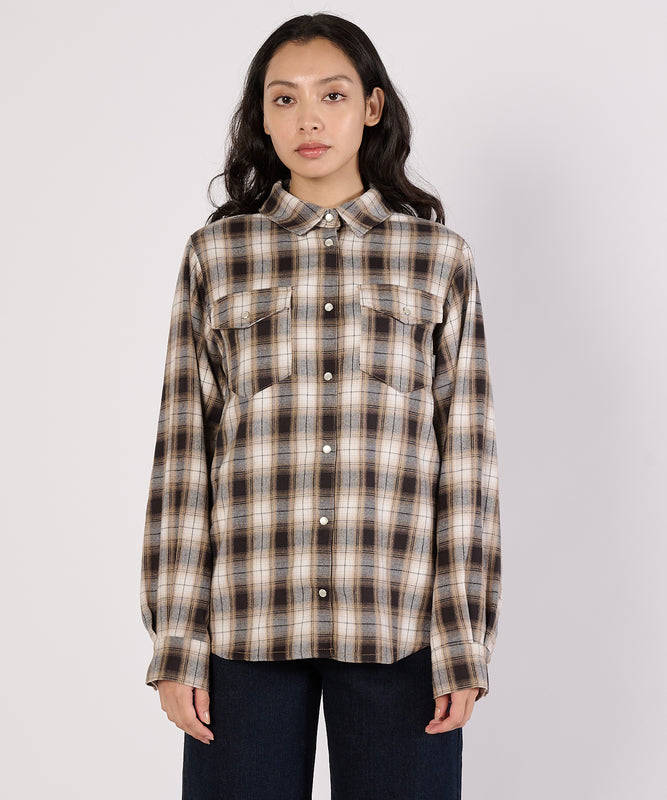 【通常配送】コジーキャリーオンプレイドシャツ/COZY CARRY ON PLAID SHIRT