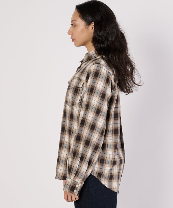 【通常配送】コジーキャリーオンプレイドシャツ/COZY CARRY ON PLAID SHIRT