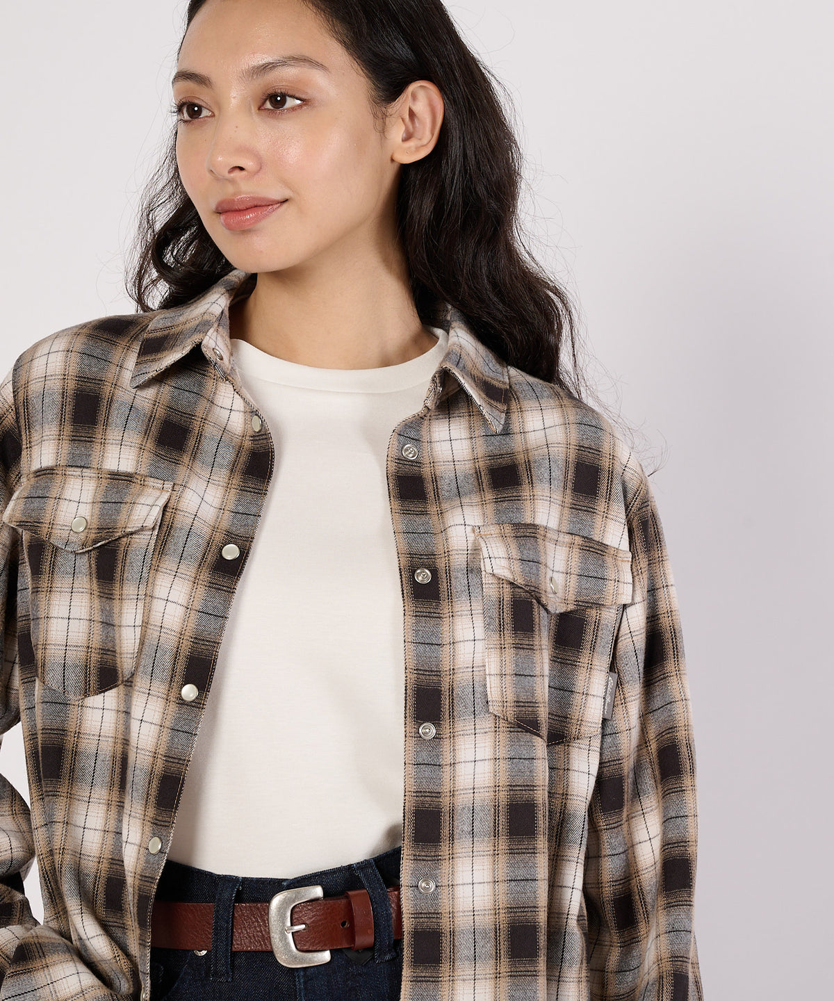 【通常配送】コジーキャリーオンプレイドシャツ/COZY CARRY ON PLAID SHIRT