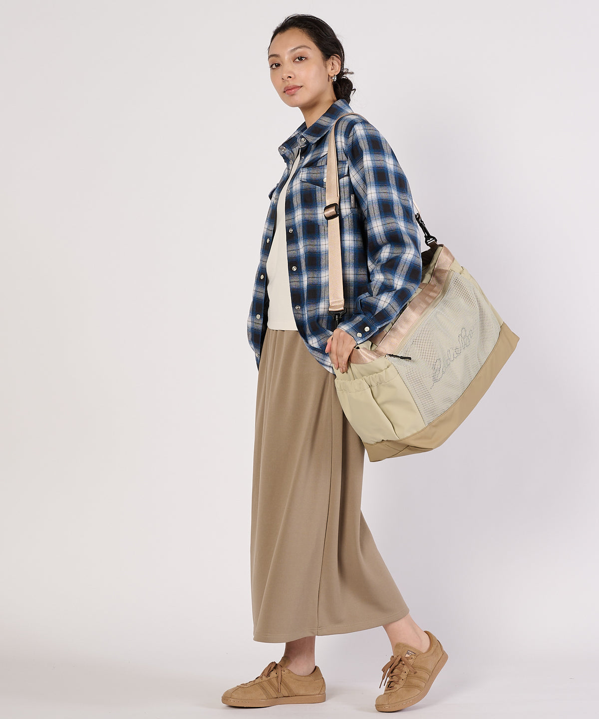 【通常配送】コジーキャリーオンプレイドシャツ/COZY CARRY ON PLAID SHIRT