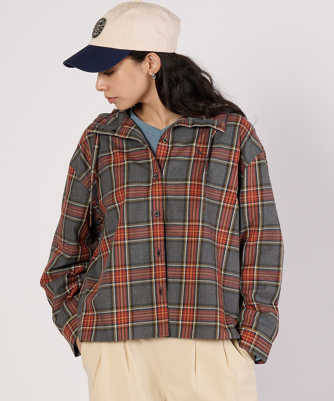 【通常配送】コジーキャリーオンフーデッドシャツ/COZY CARRY ON HOODED SHIRT