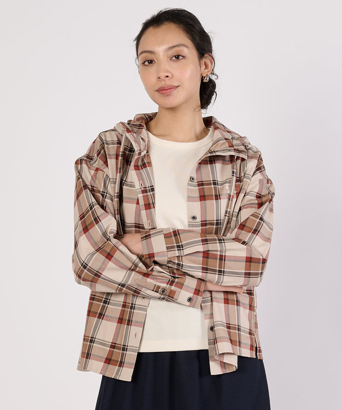 【通常配送】コジーキャリーオンフーデッドシャツ/COZY CARRY ON HOODED SHIRT