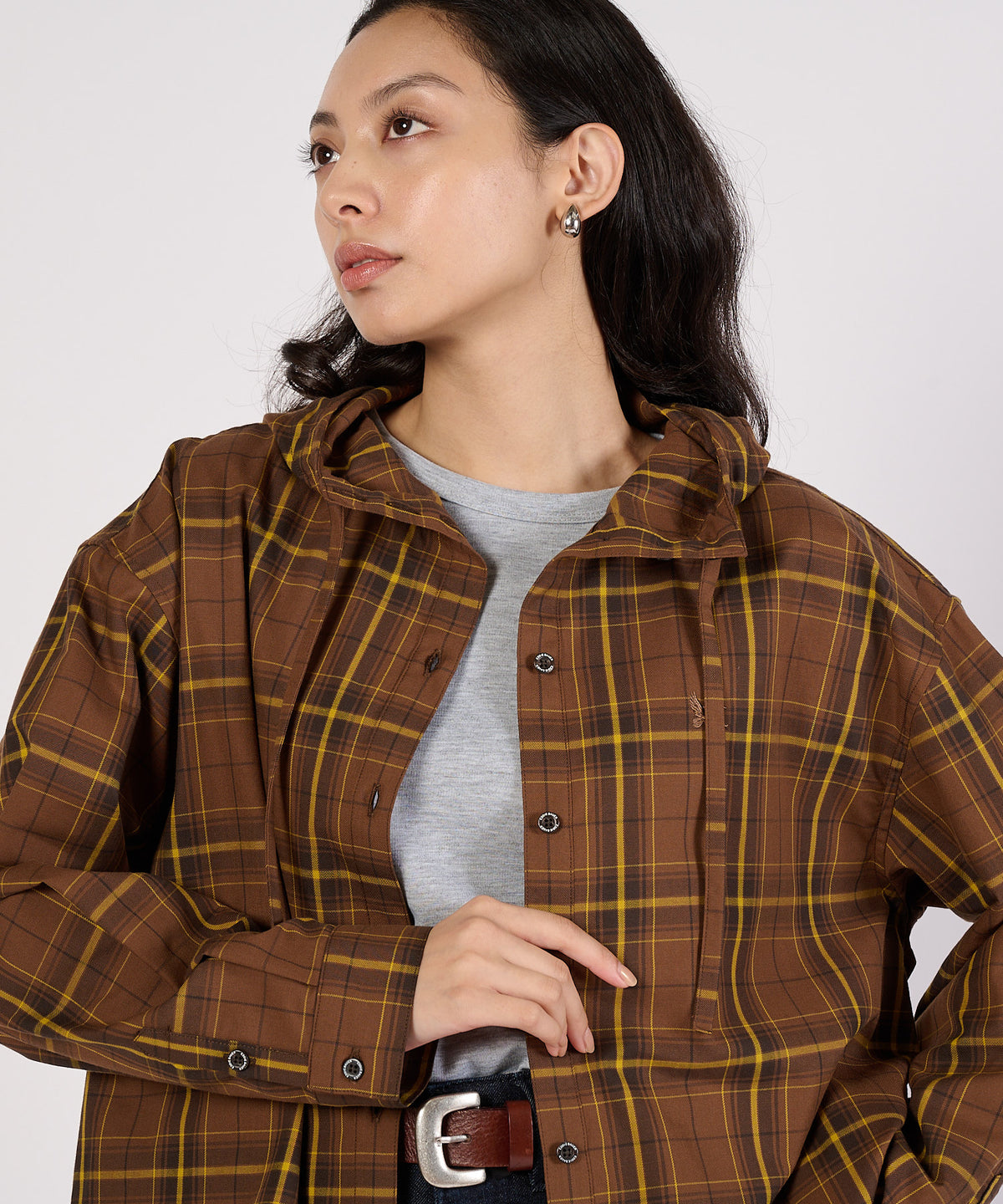 【通常配送】コジーキャリーオンフーデッドシャツ/COZY CARRY ON HOODED SHIRT
