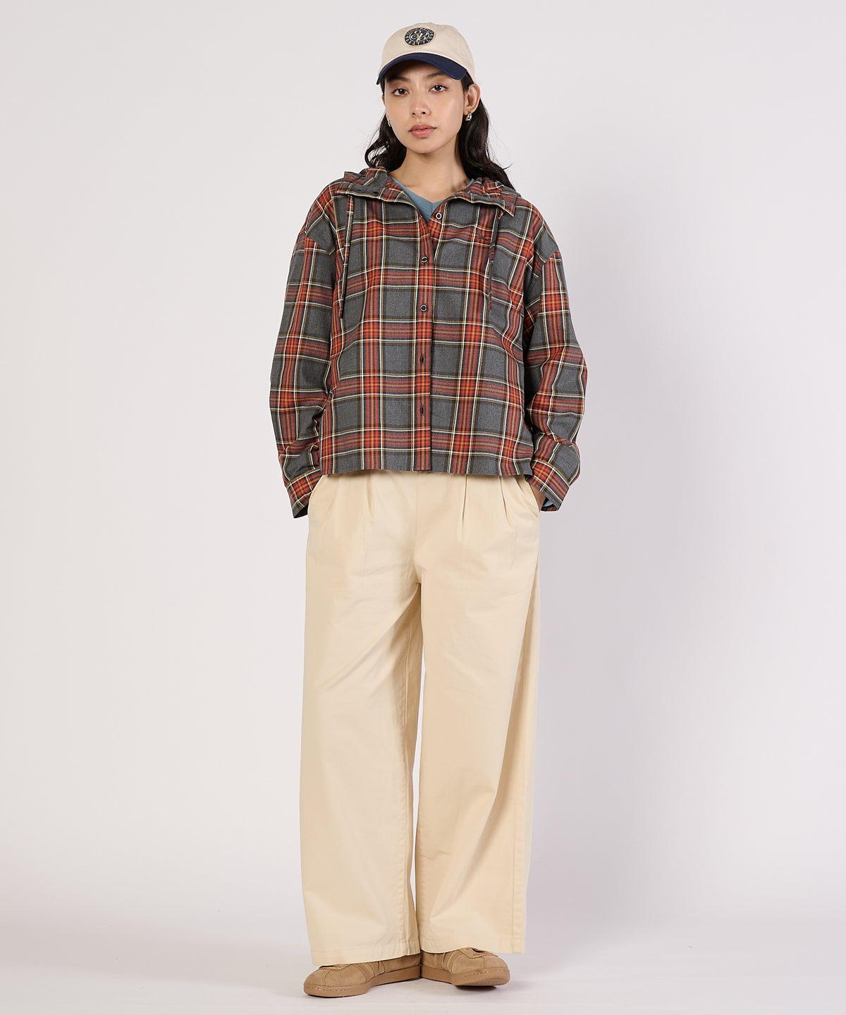 【通常配送】コジーキャリーオンフーデッドシャツ/COZY CARRY ON HOODED SHIRT