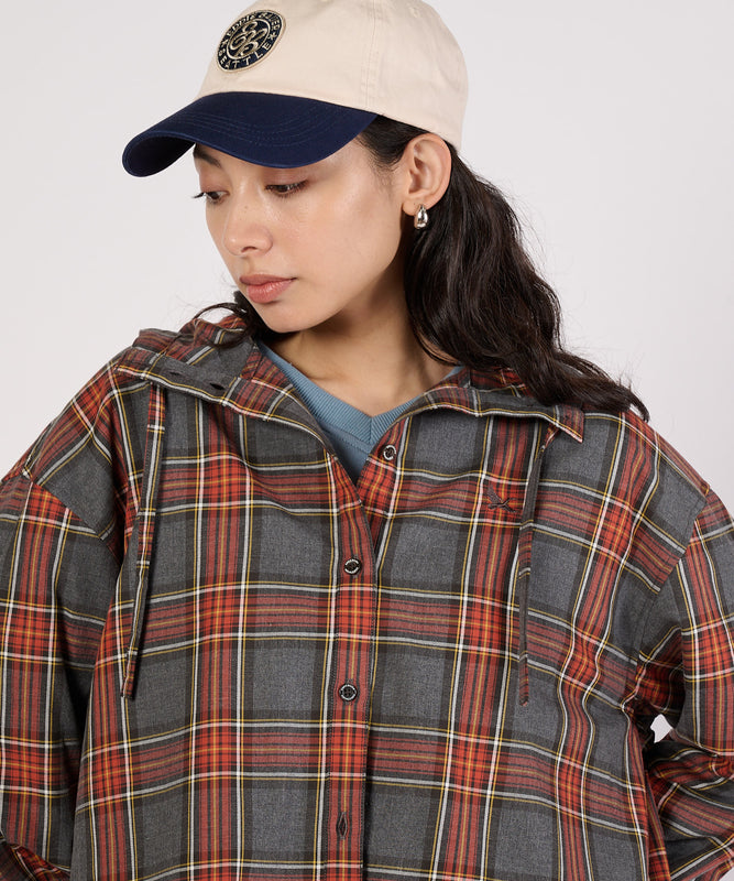 【通常配送】コジーキャリーオンフーデッドシャツ/COZY CARRY ON HOODED SHIRT