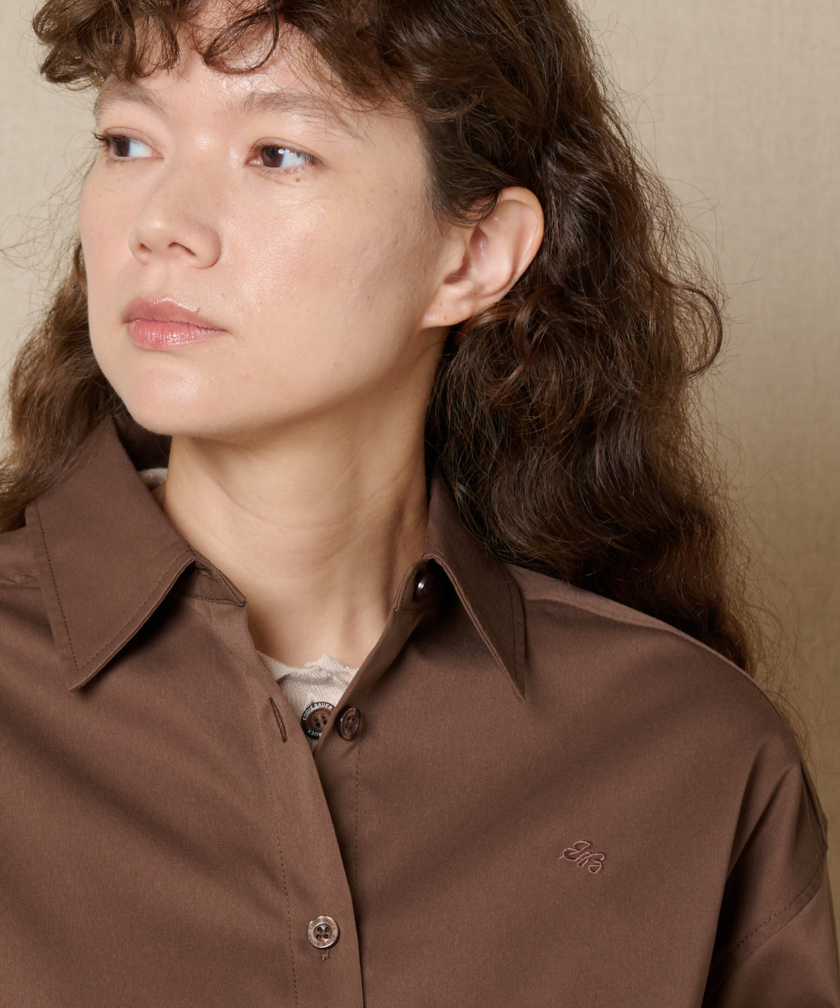 【通常配送】ソフトフェードポリエステル長袖シャツ/SOFT FADE POLY LS SHIRT