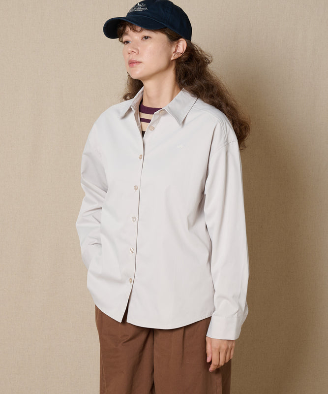 【通常配送】ソフトフェードポリエステル長袖シャツ/SOFT FADE POLY LS SHIRT