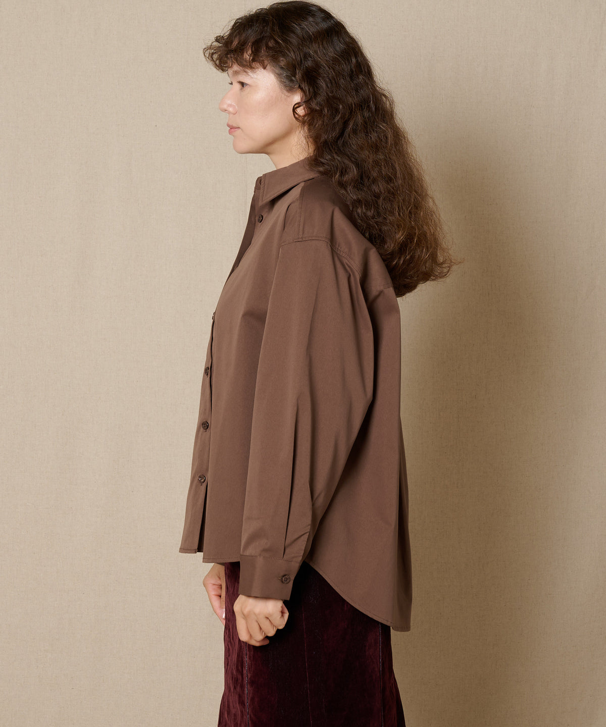 【通常配送】ソフトフェードポリエステル長袖シャツ/SOFT FADE POLY LS SHIRT