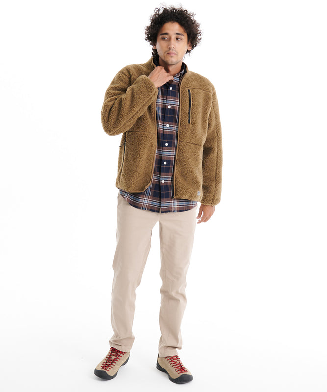 【TIME SALE】 CHILALI フリースフルジップモック/CHILALI FLEECE FZ MOCK