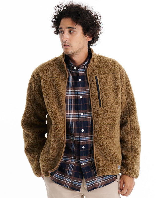 【TIME SALE】 CHILALI フリースフルジップモック/CHILALI FLEECE FZ MOCK