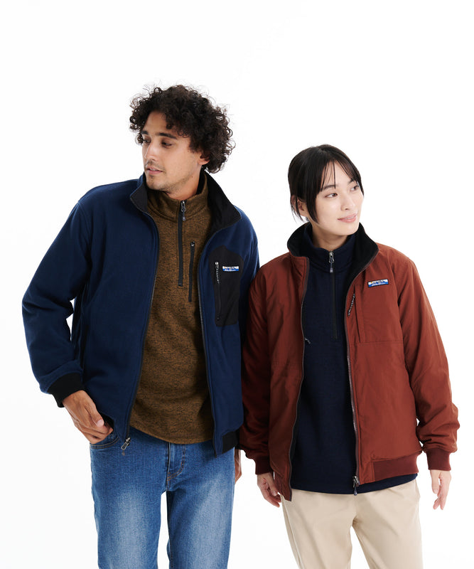 【TIME SALE】 リバーシブル フルジップジャケット/REVERSIBLE FZ JACKET