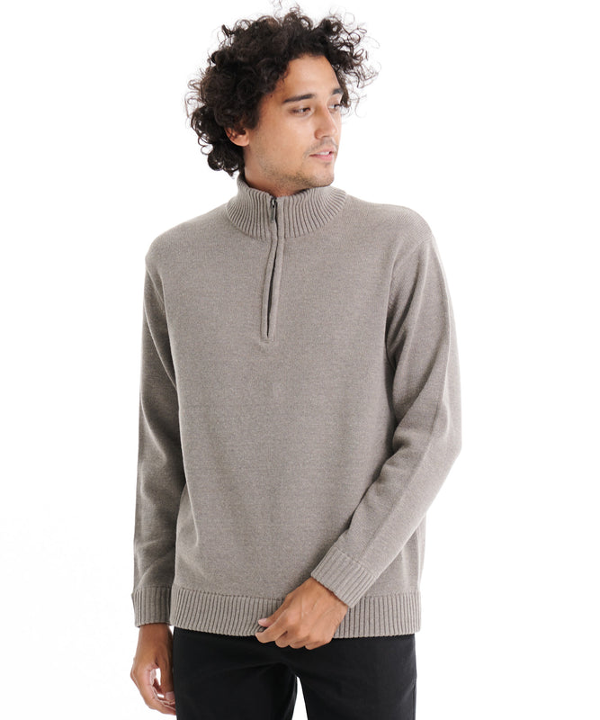 ハーフジップ セーター/HALF ZIP SWEATER