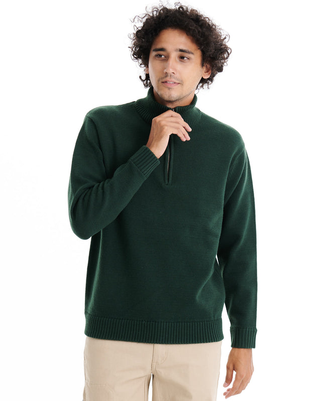 ハーフジップ セーター/HALF ZIP SWEATER