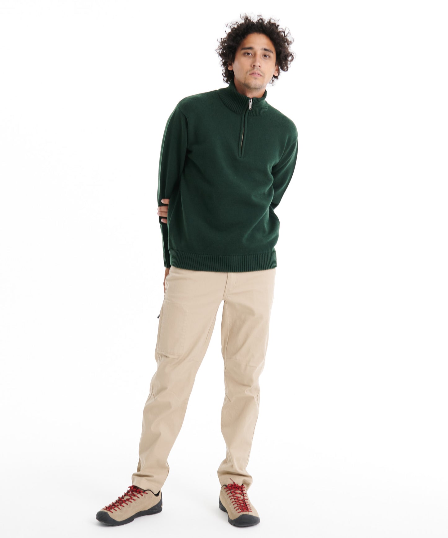 ハーフジップ セーター/HALF ZIP SWEATER