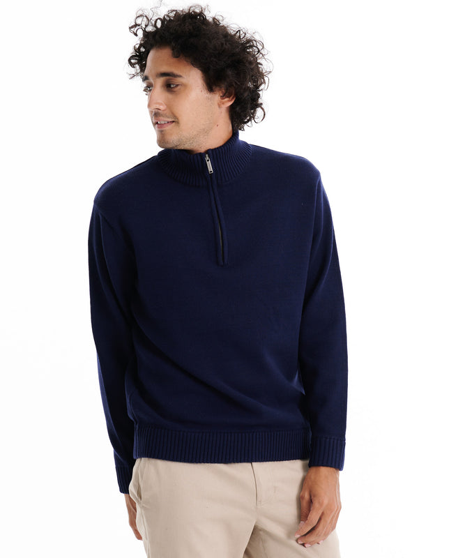 ハーフジップ セーター/HALF ZIP SWEATER