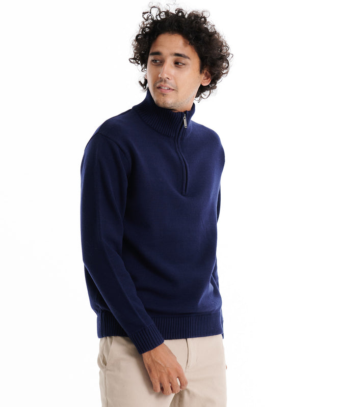 ハーフジップ セーター/HALF ZIP SWEATER