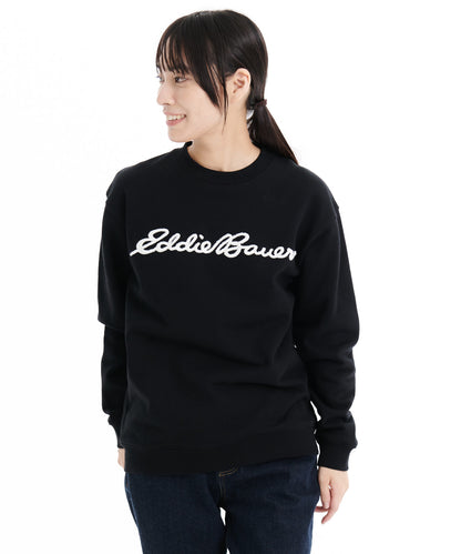ロゴ ロングスリーブスウェット/SHENELL EB LOGO CREW SWEAT
