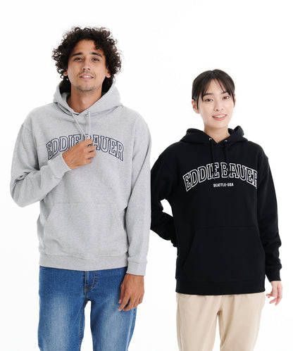 ロゴ ロングスリーブパーカー/EMBROIDARY EB LOGO CREW PARKA
