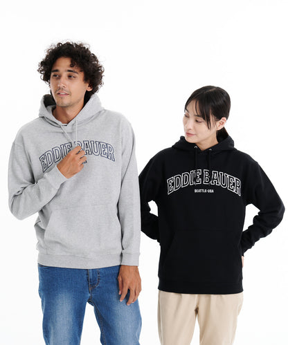 ロゴ ロングスリーブパーカー/EMBROIDARY EB LOGO CREW PARKA