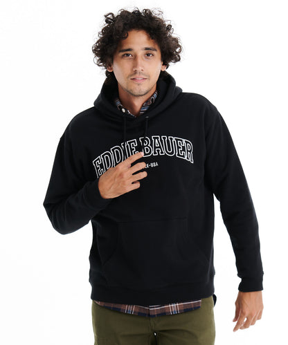 ロゴ ロングスリーブパーカー/EMBROIDARY EB LOGO CREW PARKA