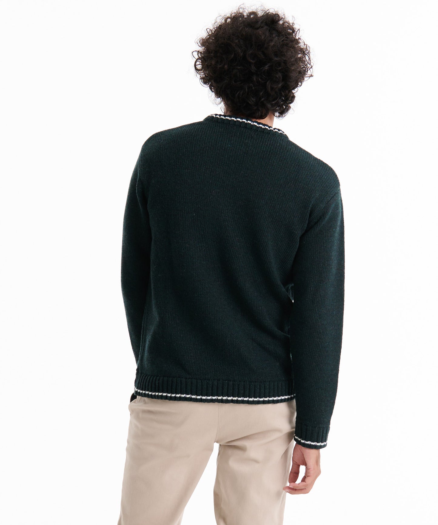 【TIME SALE】 メランジヤーン クルーネックセーター/MELANGE YARN CREW SWEATER