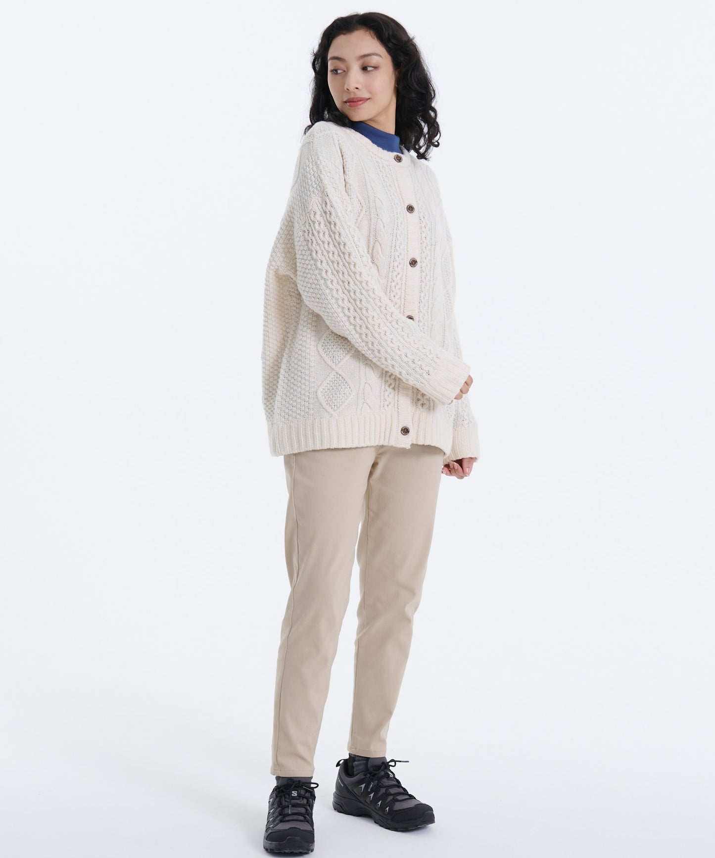 ケーブルニットセーターカーディガン/CABLE KNIT SWEATER CARDIGAN