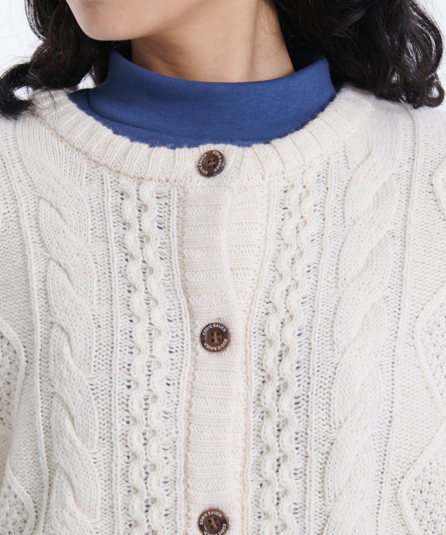 ケーブルニットセーターカーディガン/CABLE KNIT SWEATER CARDIGAN