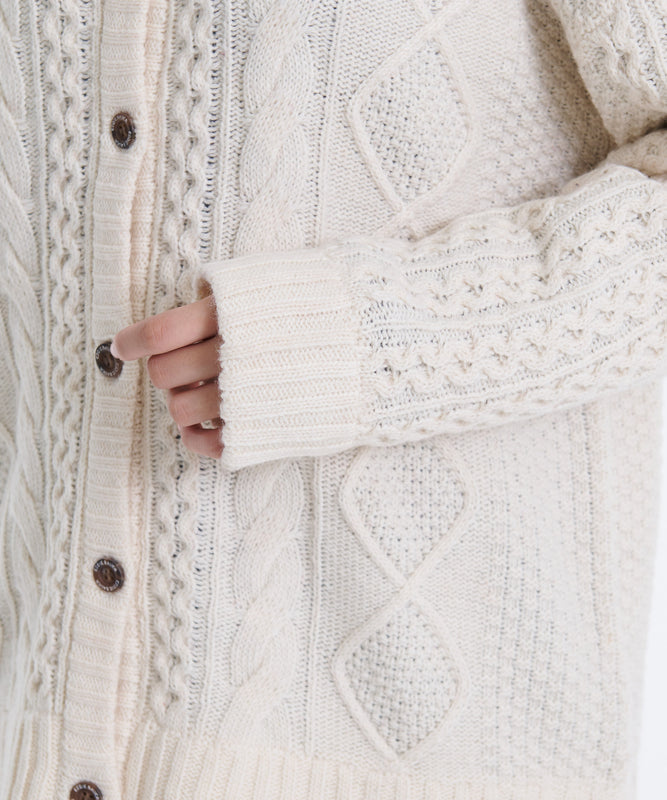 ケーブルニットセーターカーディガン/CABLE KNIT SWEATER CARDIGAN