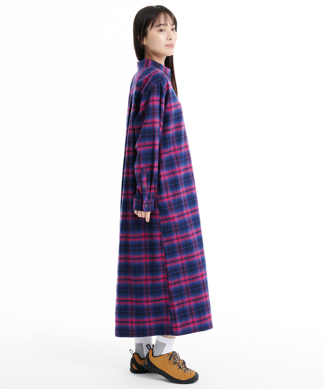 コットンフランネル ワンピース/COTTON FLANNEL DRESS