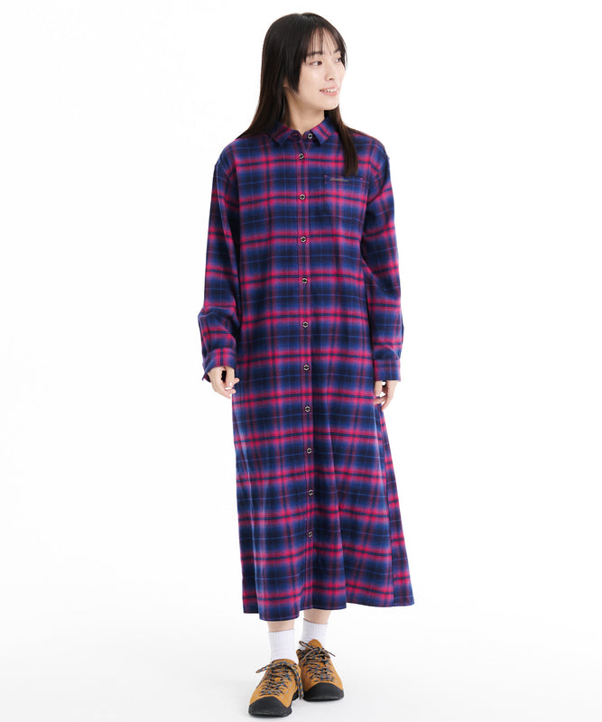 コットンフランネル ワンピース/COTTON FLANNEL DRESS