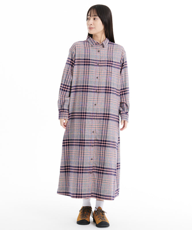 コットンフランネル ワンピース/COTTON FLANNEL DRESS