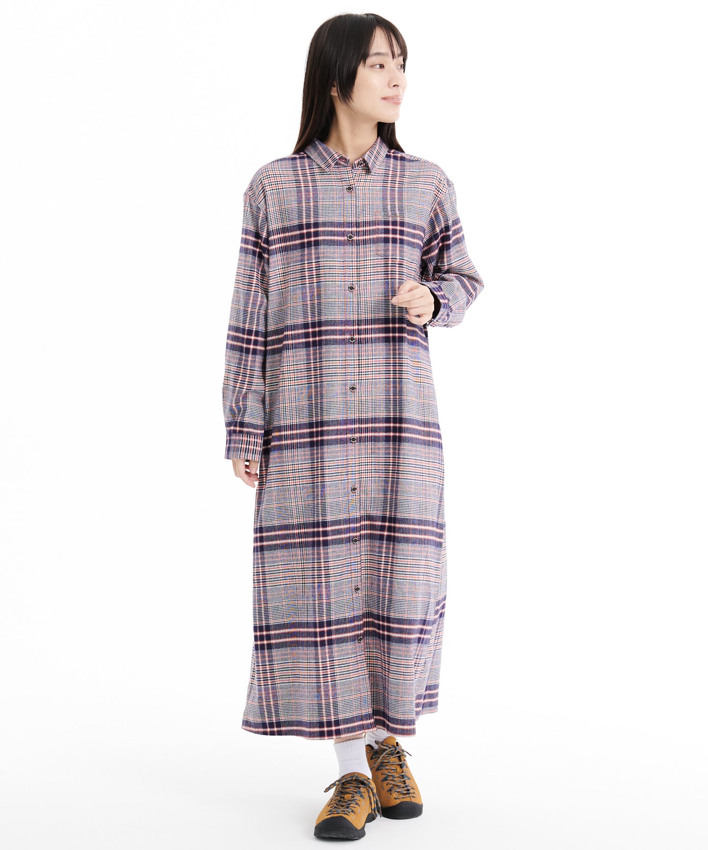 コットンフランネル ワンピース/COTTON FLANNEL DRESS