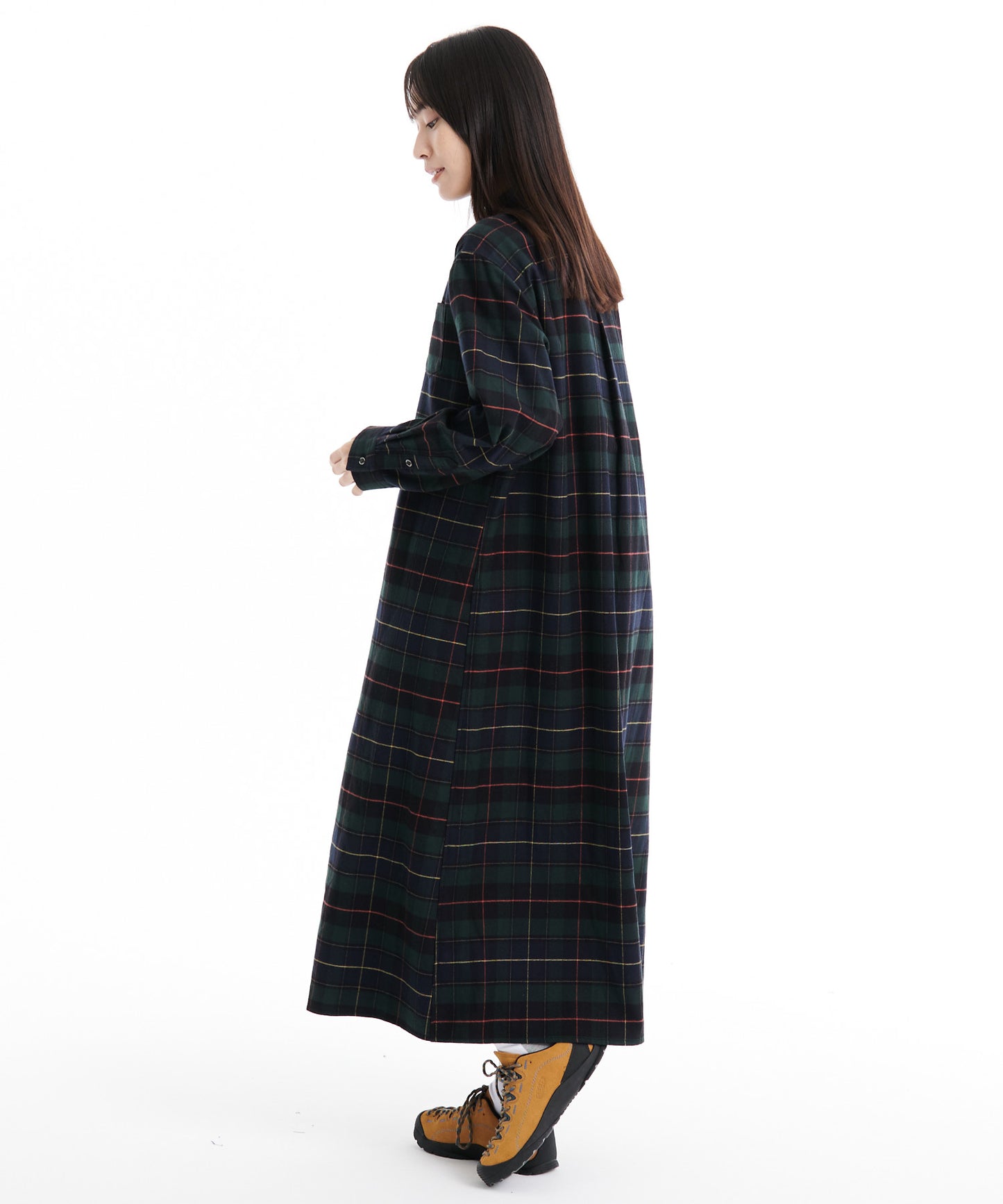 コットンフランネル ワンピース/COTTON FLANNEL DRESS