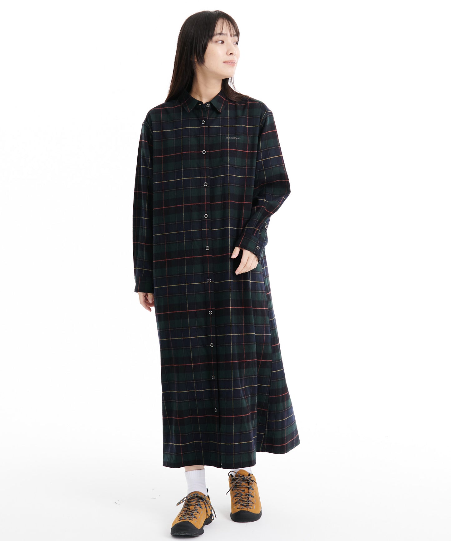 コットンフランネル ワンピース/COTTON FLANNEL DRESS