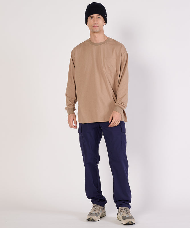 ワンポイントポケット長袖Tシャツ/ONE POINT PKT LS TEE