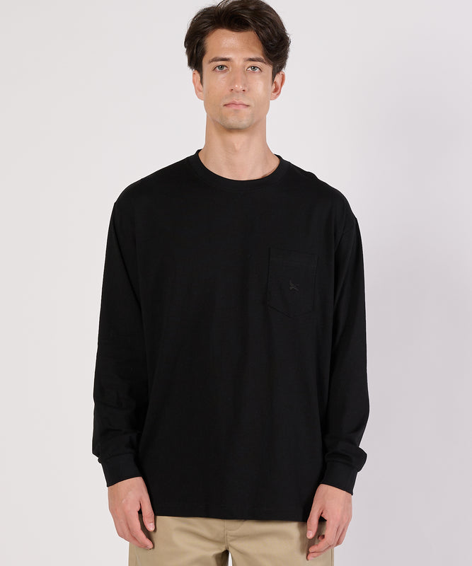 ワンポイントポケット長袖Tシャツ/ONE POINT PKT LS TEE