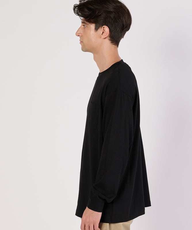 ワンポイントポケット長袖Tシャツ/ONE POINT PKT LS TEE