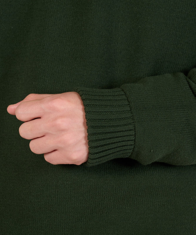 クォータージップ モックセーター/QUARTER ZIP MOCK SWEATER