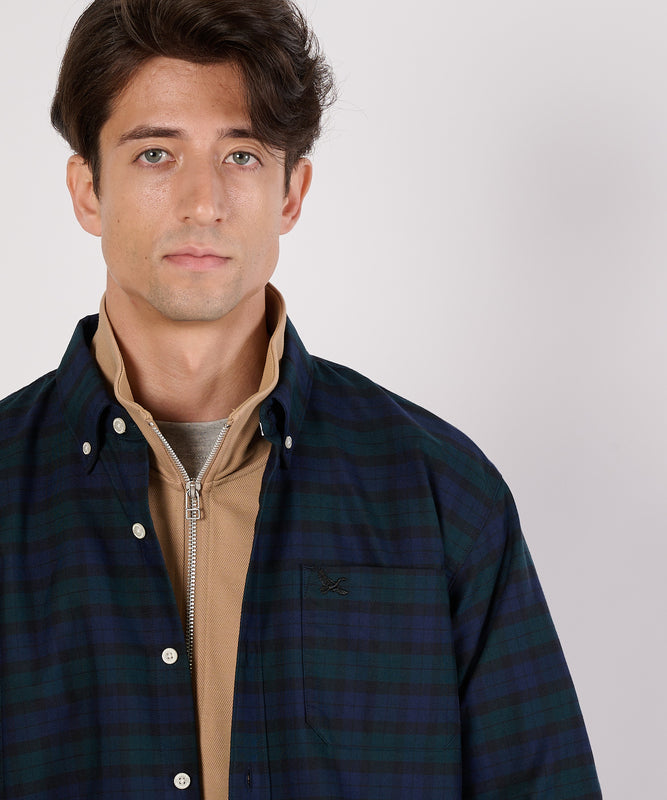 【通常配送】オックス ストライプ/チェック ボタンダウンシャツ/OX STRIPE/CHK BD SHIRT