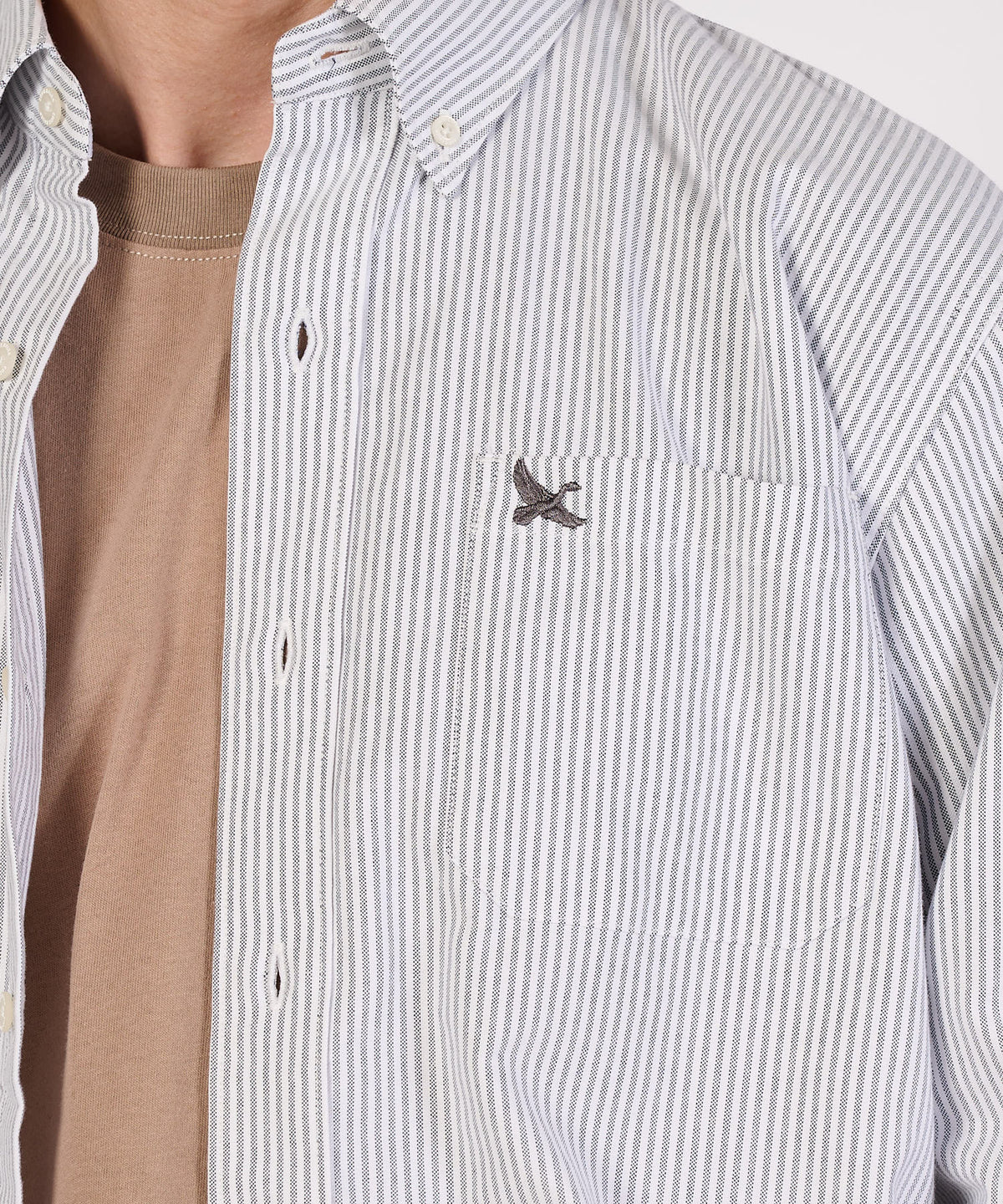 【通常配送】オックス ストライプ/チェック ボタンダウンシャツ/OX STRIPE/CHK BD SHIRT