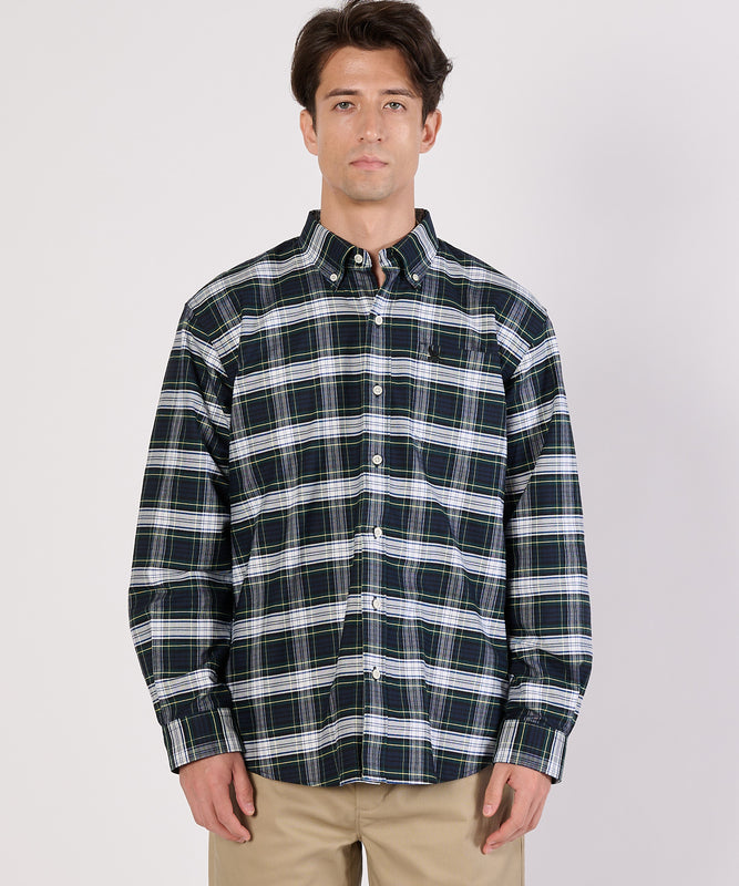 【通常配送】オックス ストライプ/チェック ボタンダウンシャツ/OX STRIPE/CHK BD SHIRT