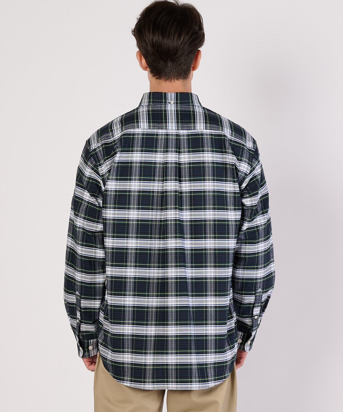 【通常配送】オックス ストライプ/チェック ボタンダウンシャツ/OX STRIPE/CHK BD SHIRT