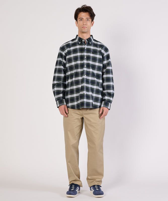 【通常配送】オックス ストライプ/チェック ボタンダウンシャツ/OX STRIPE/CHK BD SHIRT