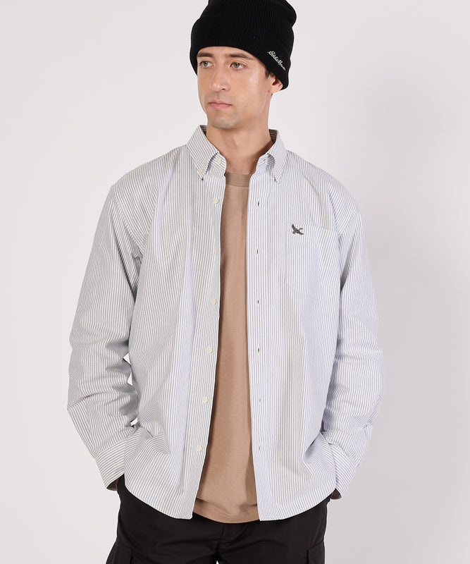 【通常配送】オックス ストライプ/チェック ボタンダウンシャツ/OX STRIPE/CHK BD SHIRT