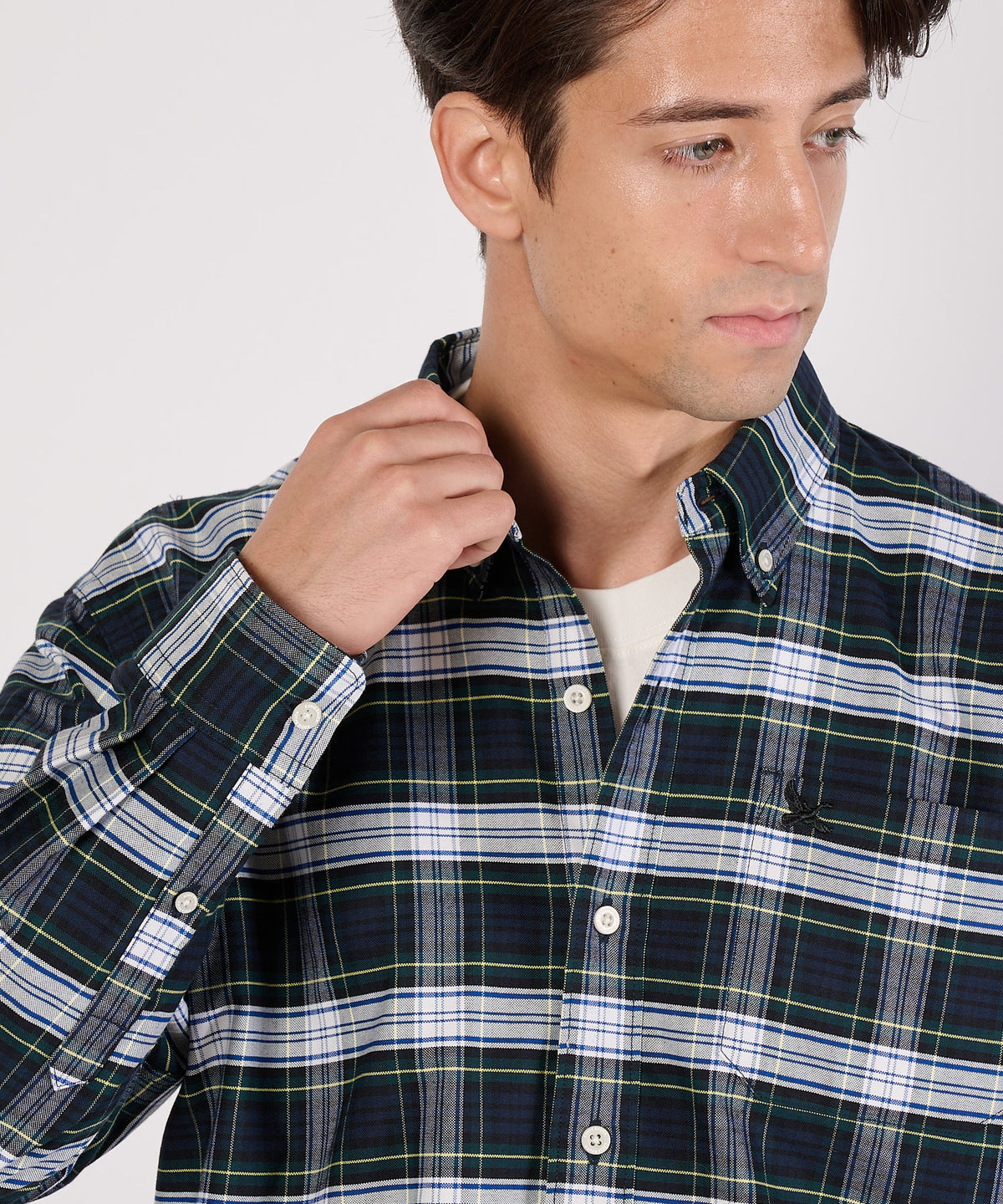 【通常配送】オックス ストライプ/チェック ボタンダウンシャツ/OX STRIPE/CHK BD SHIRT