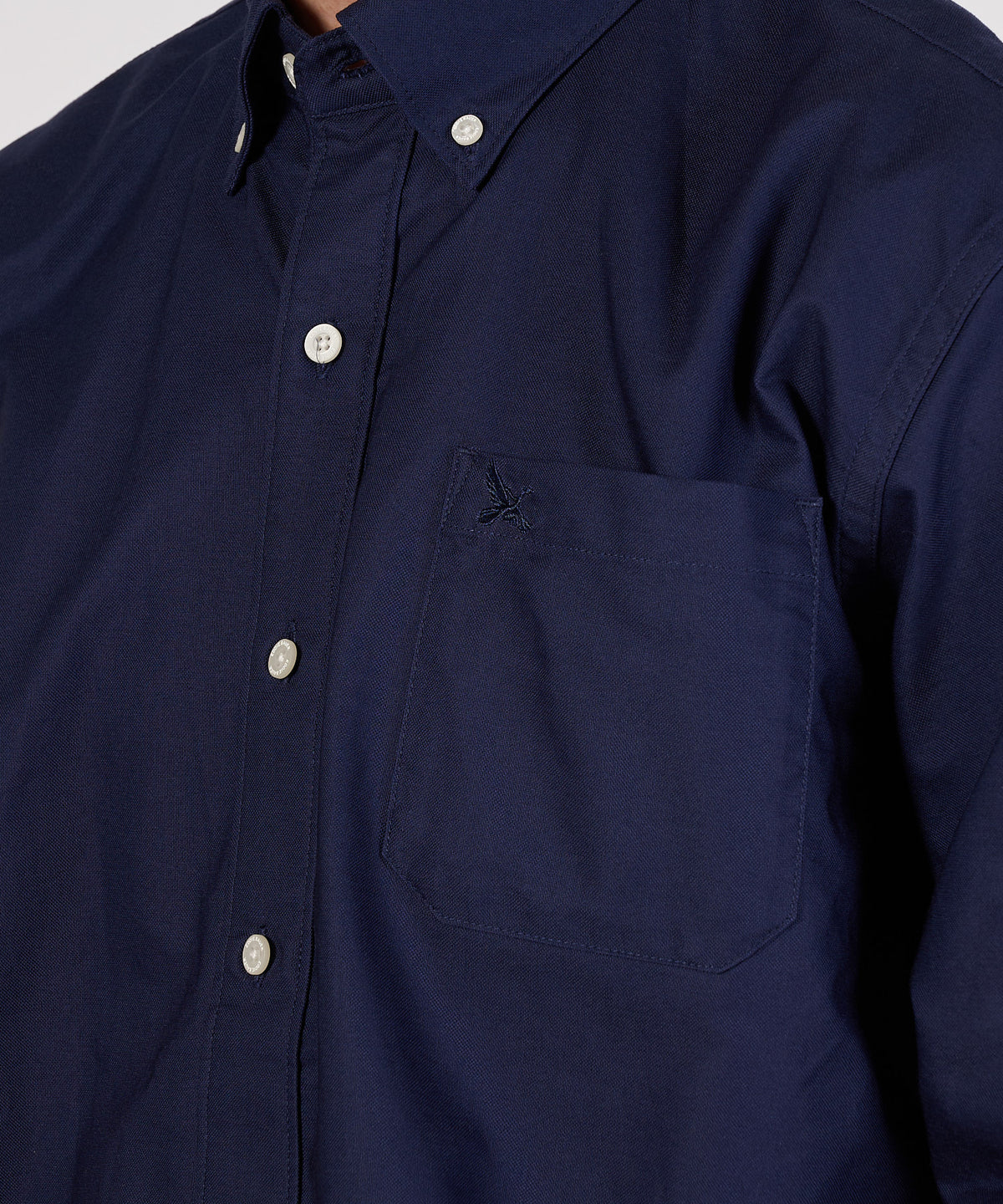 オックスフォード 刺繡 ボタンダウンシャツ/OXFORD EMB BD SHIRTS
