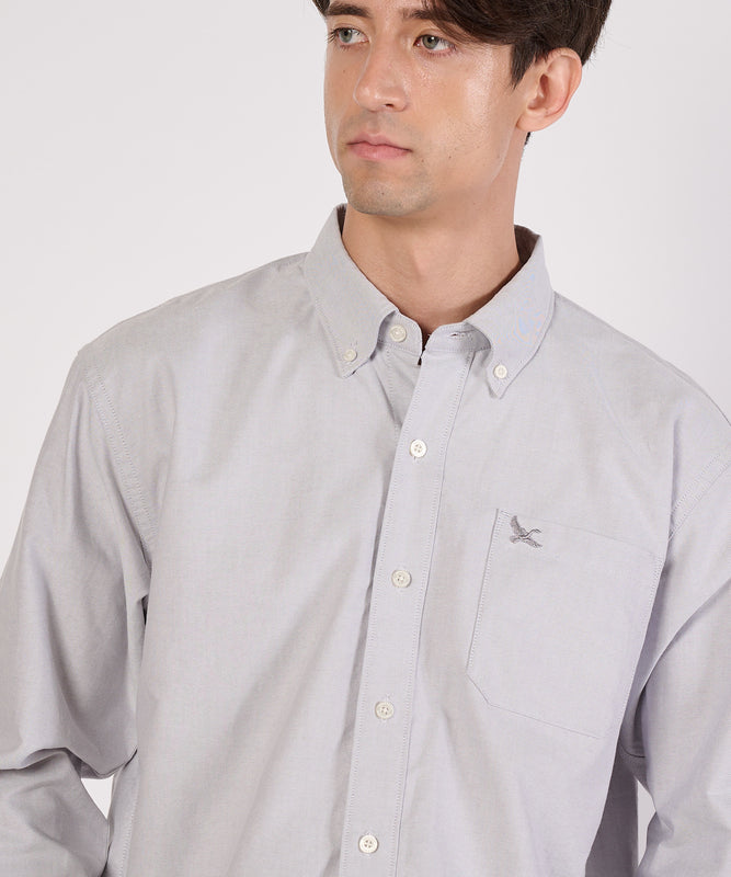 オックスフォード 刺繡 ボタンダウンシャツ/OXFORD EMB BD SHIRTS