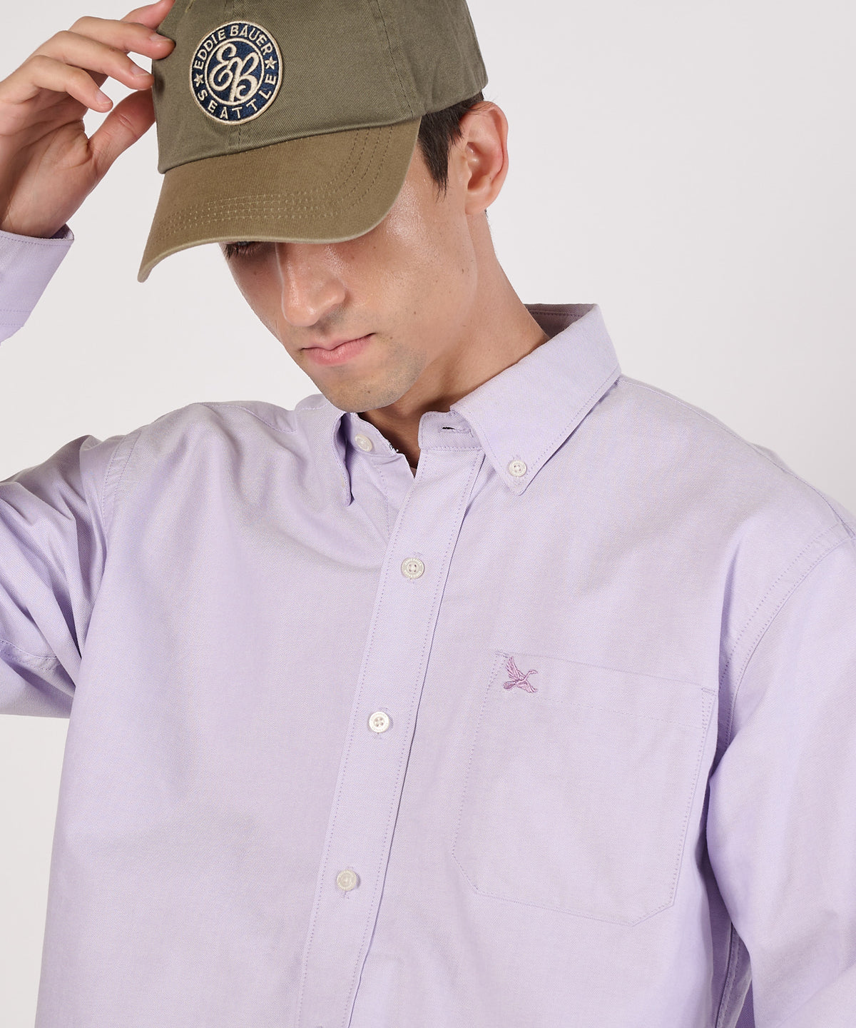 オックスフォード 刺繡 ボタンダウンシャツ/OXFORD EMB BD SHIRTS