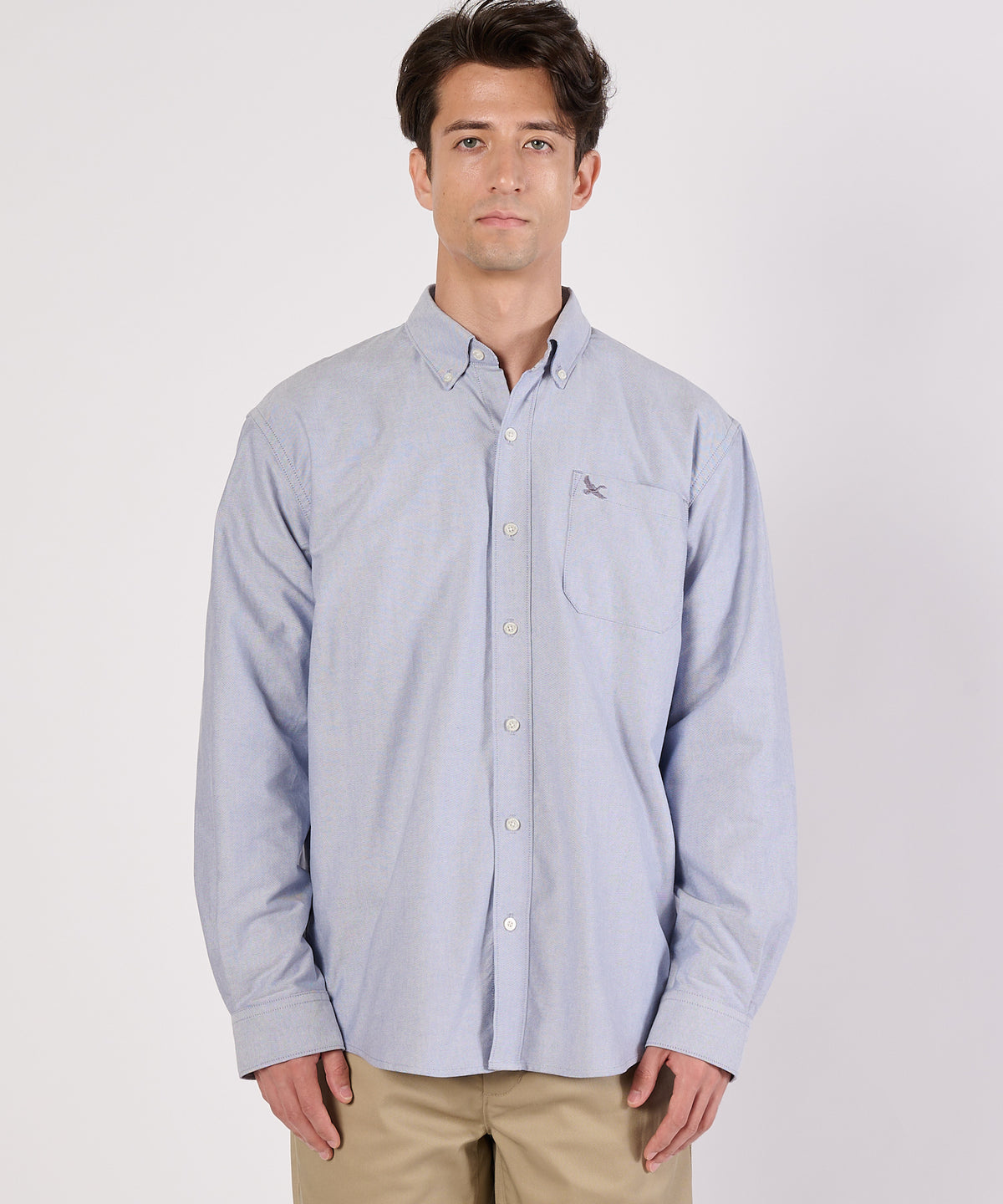 オックスフォード 刺繡 ボタンダウンシャツ/OXFORD EMB BD SHIRTS