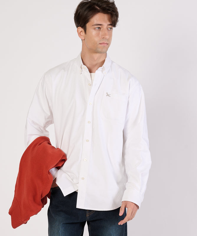 オックスフォード 刺繡 ボタンダウンシャツ/OXFORD EMB BD SHIRTS